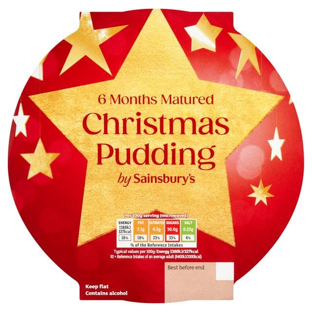 Sainsbury's 800g Christmas Pudding - gallery image 1
