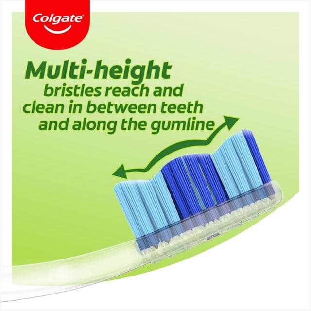 Colgate Twister Fresh Medium Manual Toothbrush Pack x2 - gallery image 4
