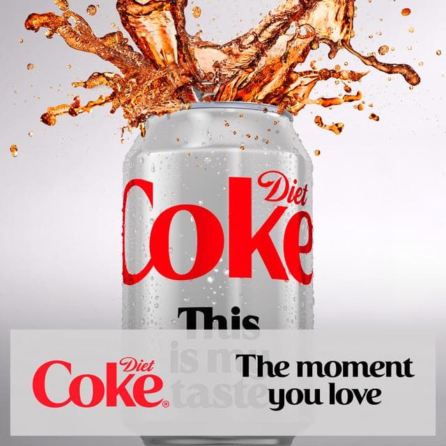 Diet Coke Cola 24 x 330ml Cans - gallery image 4