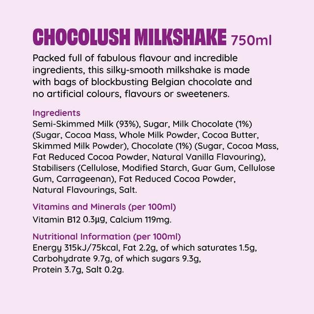 Shaken Udder Chocolush Milkshake 750ml - gallery image 3