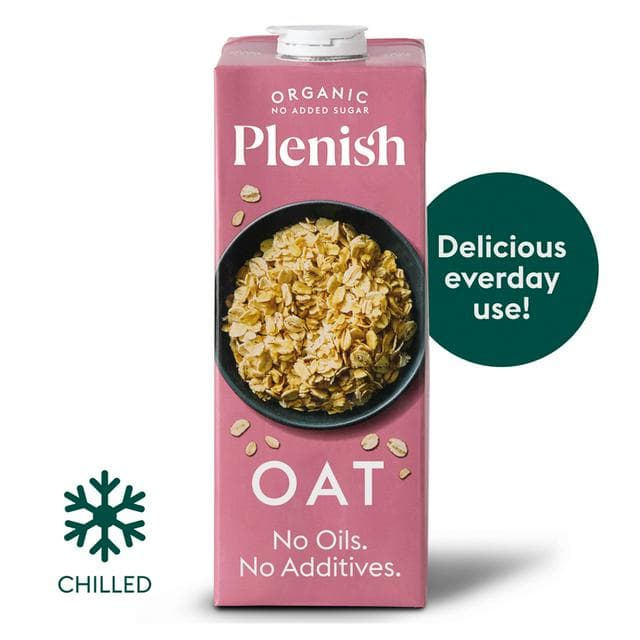 Plenish  1L Chilled Dairy Free Organic Oat Drink - gallery image 1