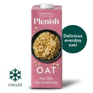 Plenish  1L Chilled Dairy Free Organic Oat Drink