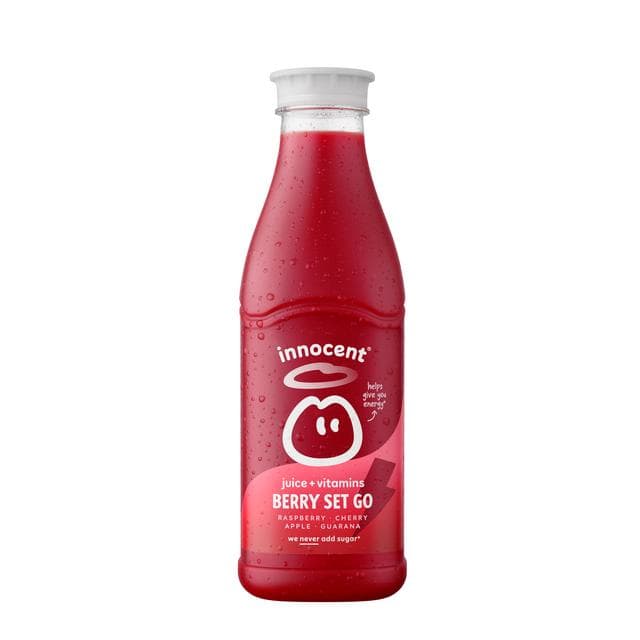 innocent Plus Berry Set Go Raspberry & Cherry Juice with Vitamins 750ml - gallery image 4