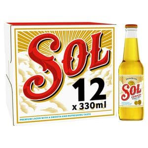 Sol Original de Mexico 12 x 330ml Premium Lager Bottles