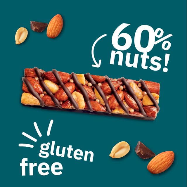 Kind Dark Chocolate Nuts & Sea Salt Cereal Bars Multipack 3x30g - gallery image 2
