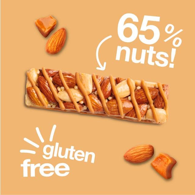 Kind Caramel Almond & Sea Salt Cereal Bars Multipack 3x30g - gallery image 2