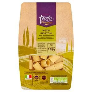 Sainsbury's Mezzi Rigatoni Pasta, Taste the Difference 500g