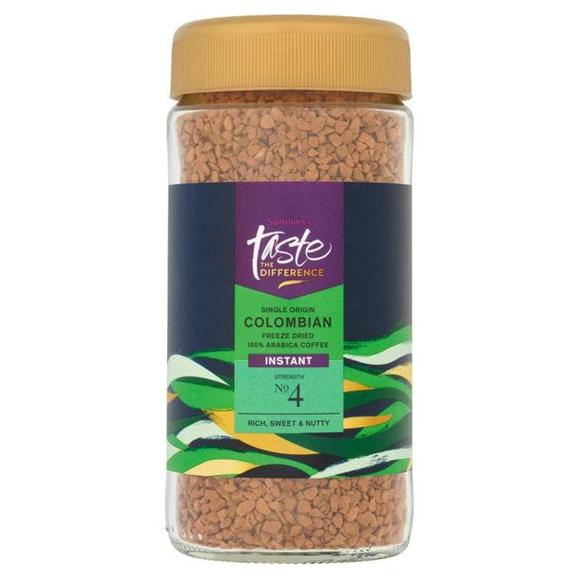 Sainsbury's Colombian Origin Instant Coffee, Taste the Difference 100g - gallery image 1