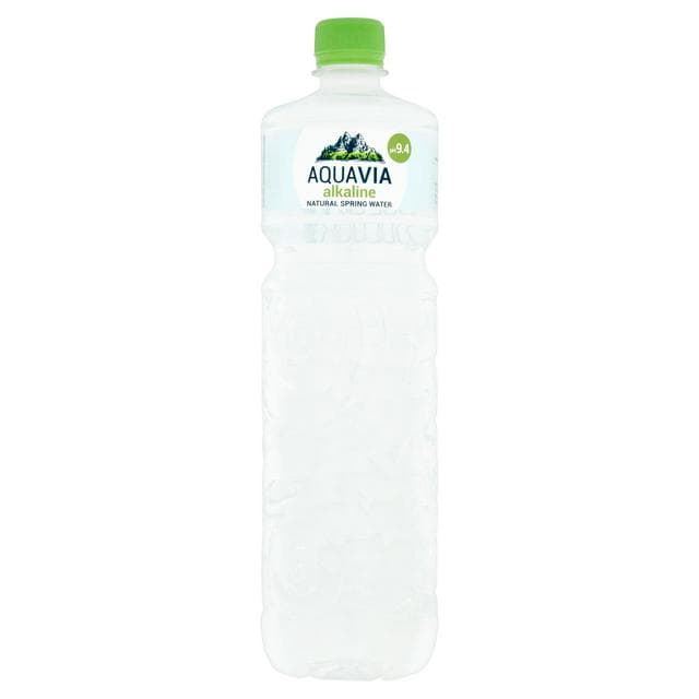 Aquavia 1L Alkaline Natural Spring Water Bottle - gallery image 1