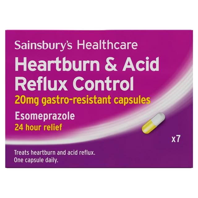 Sainsbury's 24 hour Indigestion Relief Capsule x7 20mg - gallery image 1