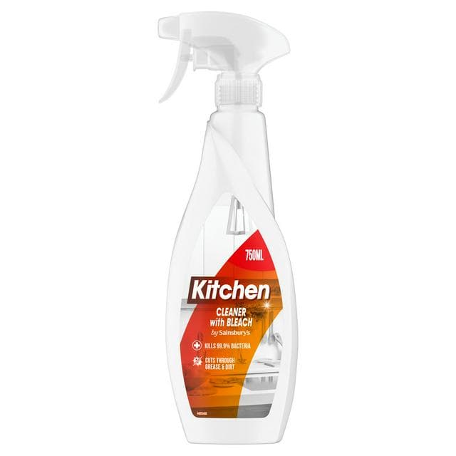 JS Antibacterial Kitchen with Bleach Spray 750ml - gallery image 1