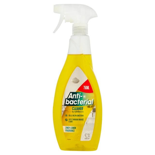 Sainsbury's Anti-Bacterial Cleaner Zingy Lemon Fragrance 750ml - gallery image 1