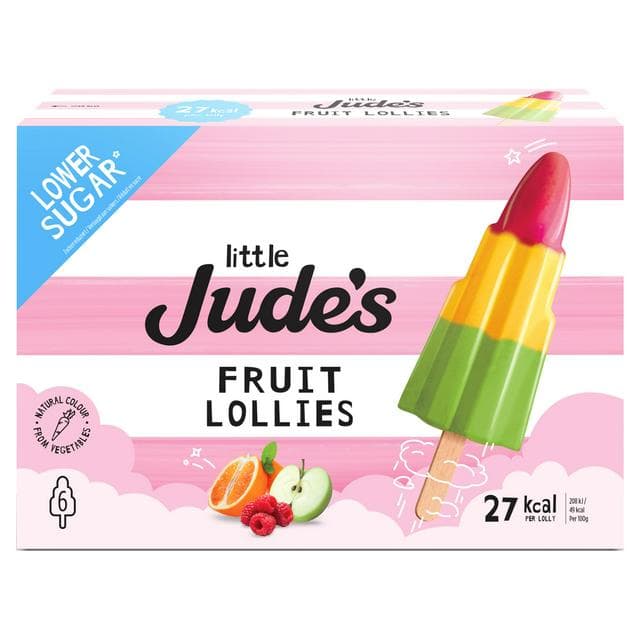 Little Jude's Fruit Rockets 6 x 55ml - gallery image 1