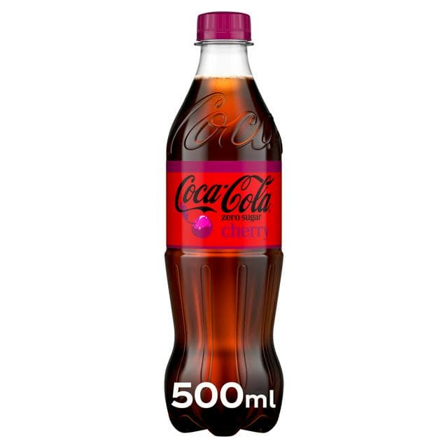 Coca-Cola Zero Sugar Cherry 500ml - gallery image 1