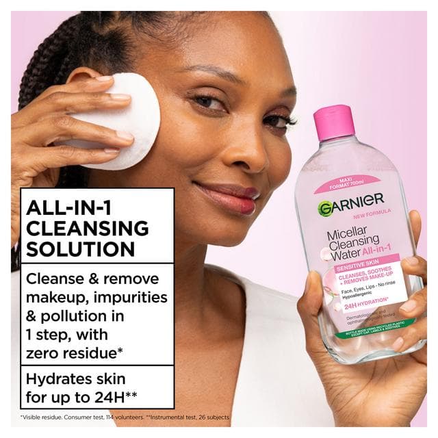 Garnier Micellar Water Makeup Remover For Sensitive Skin 700ml - gallery image 2