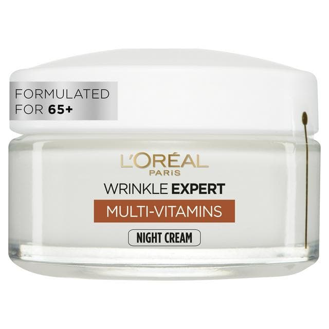 L'Oreal Paris Wrinkle Expert 65+ Night Cream Moisturiser 50ml - gallery image 1