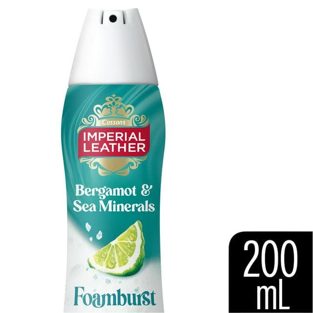 Imperial Leather 200ml Foamburst Energising Bergamot & Sea Minerals Body Wash - gallery image 1