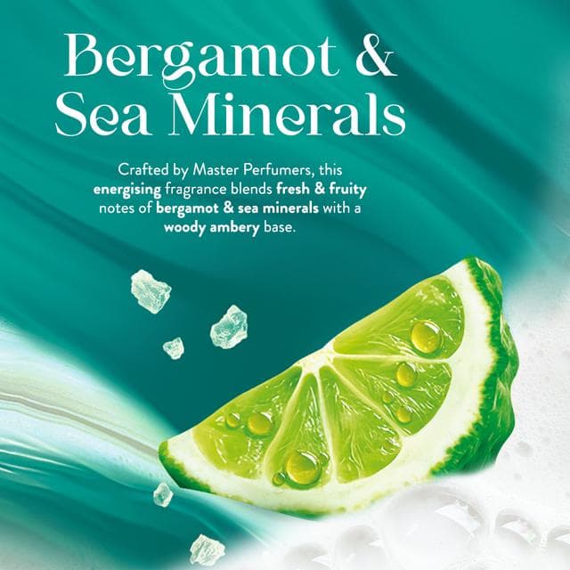 Imperial Leather 200ml Foamburst Energising Bergamot & Sea Minerals Body Wash - gallery image 4