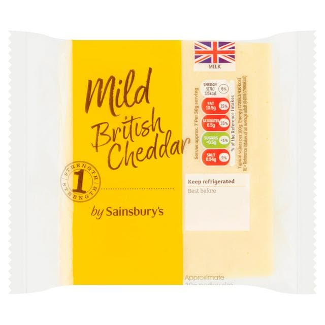 Sainsbury's British Mild Cheddar 220g - gallery image 1