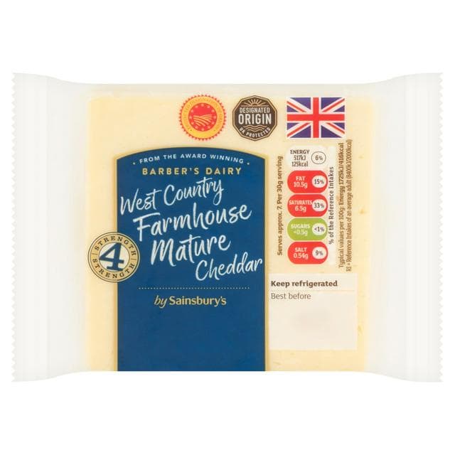 Sainsbury's West Country Farmhouse Mature Cheddar 220g - gallery image 1