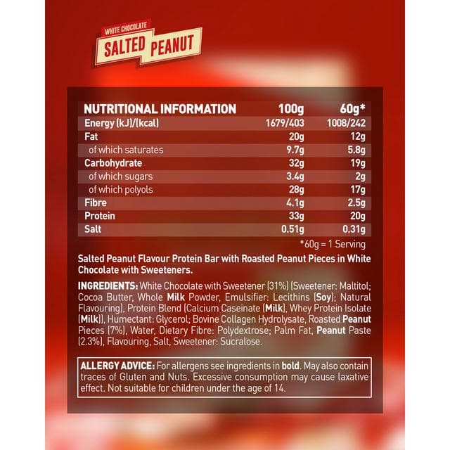 Grenade Carb Killa High Protein Bar White Chocolate Salted Peanut 60g - gallery image 2