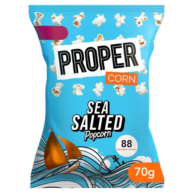 Propercorn Lightly Sea Salted Popcorn 70g - gallery image 1