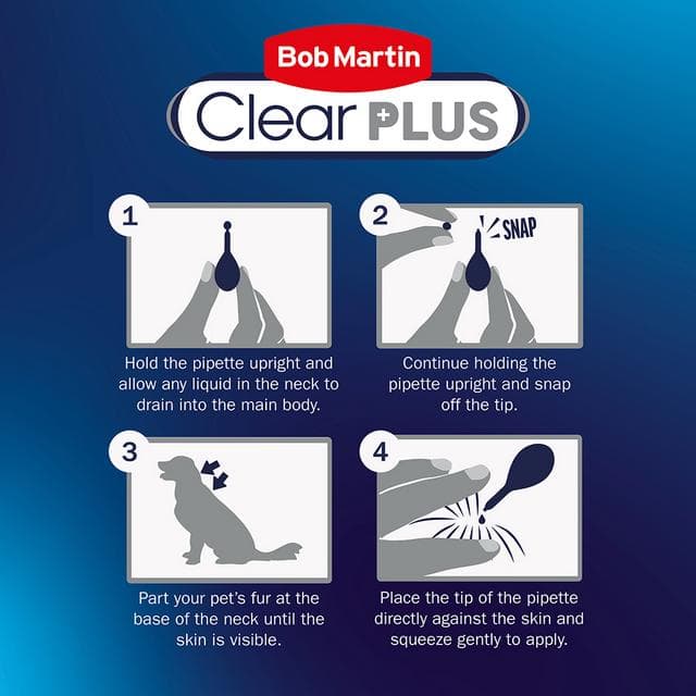 Bob Martin Clear Plus Spot On Flea & Tick Treatment for Medium Dogs - gallery image 4
