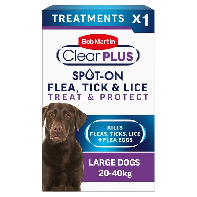 Bob Martin Clear Plus Spot On Flea & Tick Treatment for Large Dogs - gallery image 1
