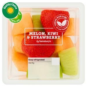 Sainsbury's 220g Melon, Kiwi & Strawberry