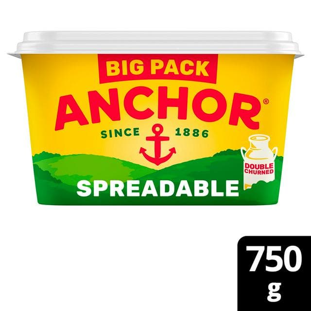 Anchor Spreadable Blend of Butter & Rapeseed Oil Spread 750g - gallery image 1