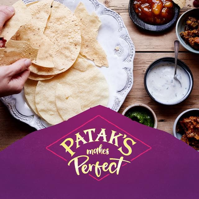 Pataks Plain Poppadoms x8 - gallery image 2