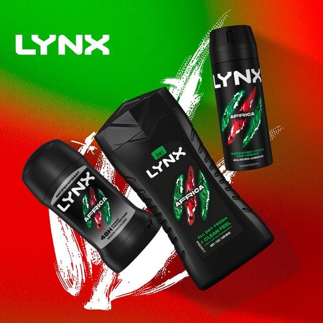 Lynx Africa Shower Gel Body Wash for Men Travel Size 50ml - gallery image 5