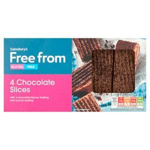 Sainsbury's Free From Chocolate Cake Slices x4
