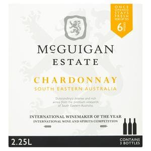 McGuigan Estate Chardonnay Australian White Boxed Wine 225cl