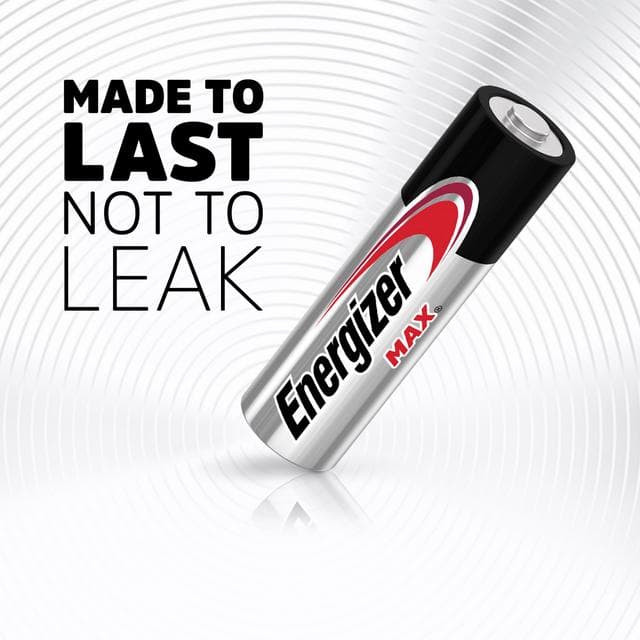 Energizer Pack of 4 Max AA Alkaline Batteries - gallery image 2