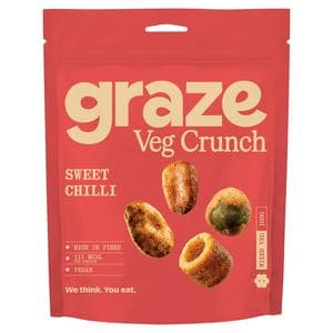 Graze Sweet Chilli Roasted Crunch Mix Sharing Bag Snack 100g