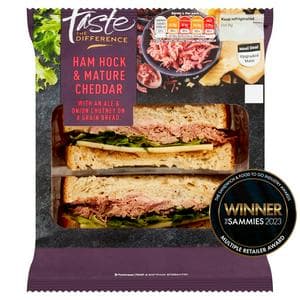 Sainsbury's Ham Hock & Mature Cheddar Sandwich, Taste the Difference