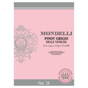 Mondelli Pinot Grigio Delle Venezie Rose Boxed Wine 225cl