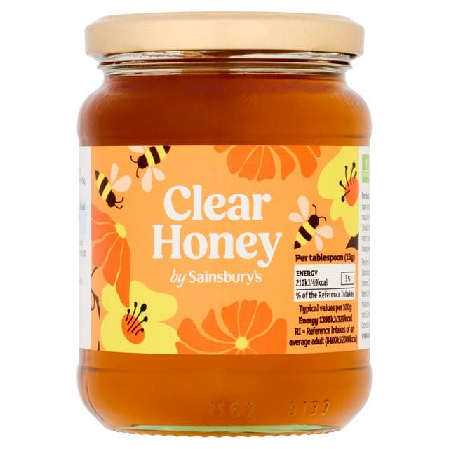 Sainsbury's Clear Honey 454g - gallery image 1