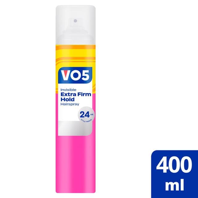 Vo5 Extra Firm Hold Hair Spray 400 ML - gallery image 2