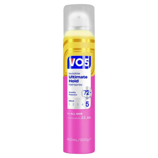 Vo5 Invisible Ultimate Hold Hairspray for Controllable Hair 400 ml - gallery image 1