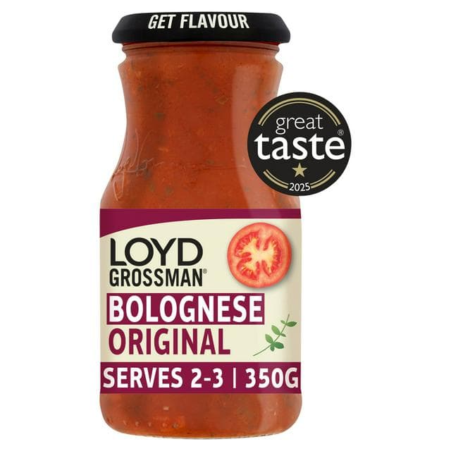 Loyd Grossman Bolognese Original Pasta Sauce 350g - gallery image 1