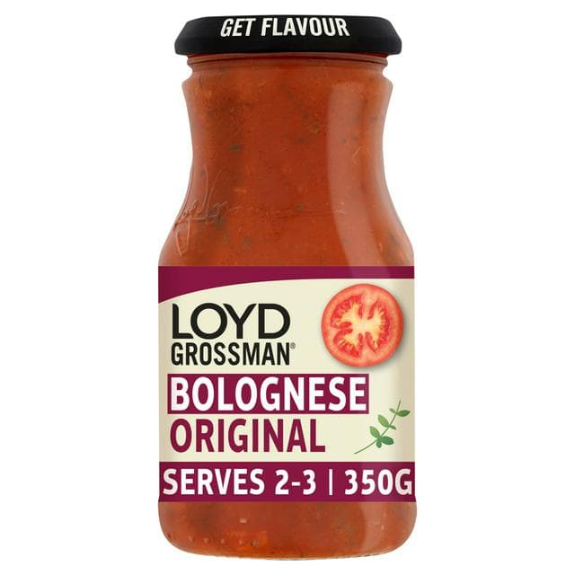 Loyd Grossman Bolognese Original Pasta Sauce 350g - gallery image 1
