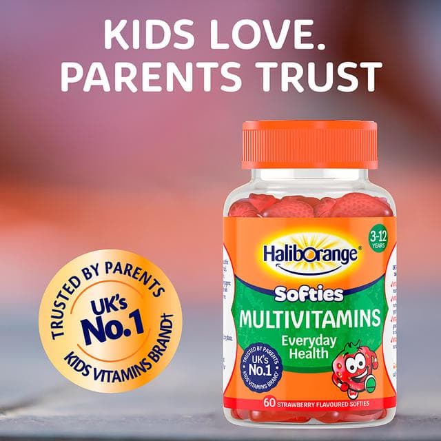 Haliborange Multivitamins Strawberry Flavour Softies, 3-12 Years x60 - gallery image 6