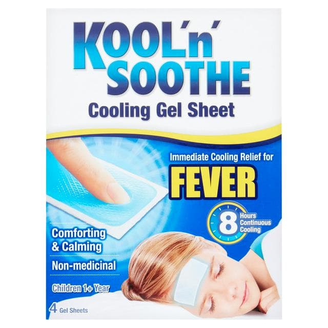 Kool N Soothe Cooling Gel Sheet Children 1+ Year x4 - gallery image 1