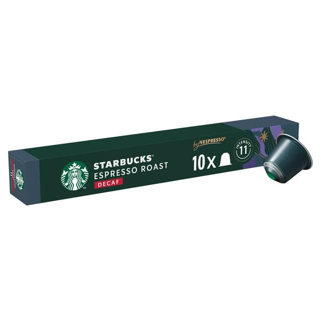 Starbucks by Nespresso Decaf Espresso Coffee Pods x10 - gallery image 1