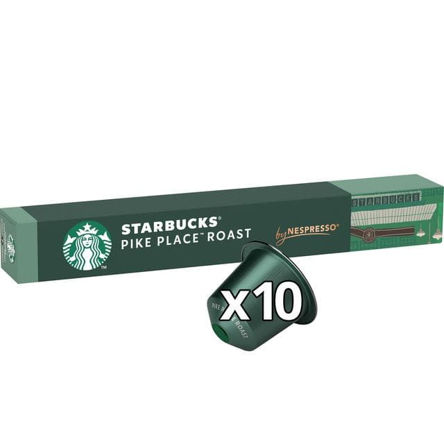 Starbucks by Nespresso Pike Place Coffee Pods x10 - gallery image 2