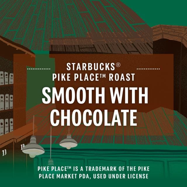 Starbucks by Nespresso Pike Place Coffee Pods x10 - gallery image 4