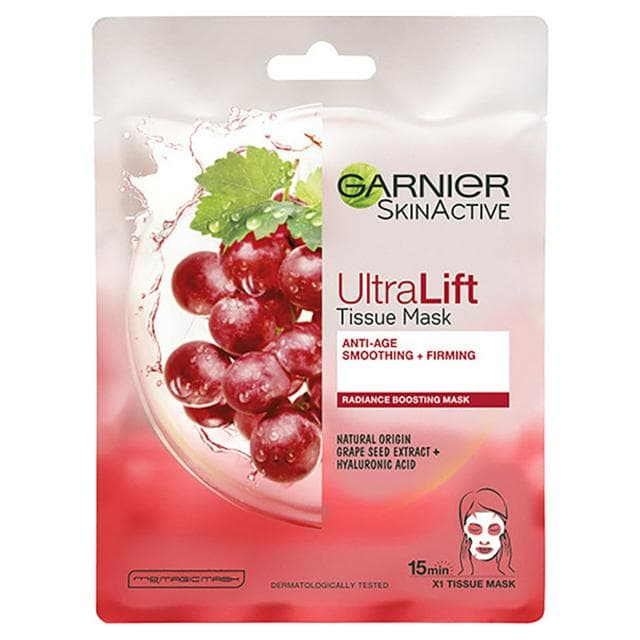 Garnier Ultralift Anti Ageing Radiance Boosting Face Sheet Mask 32g - gallery image 1