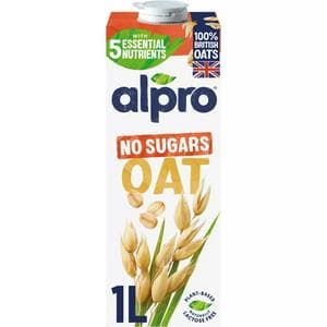 Alpro 1L No Sugar Long Life Dairy Free Oat Drink